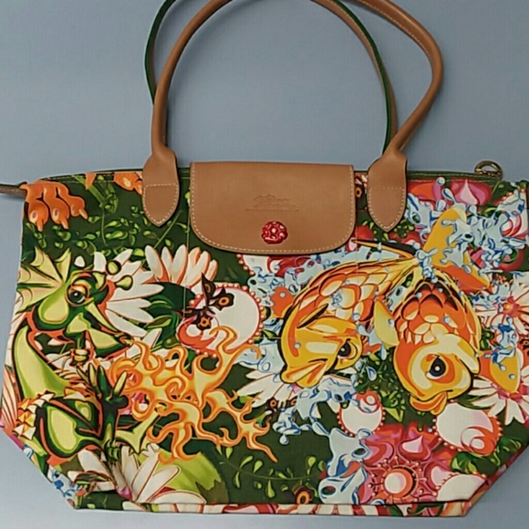 Longchamp Handbags - Longchamp Limited Edition Garden Foo tote bag